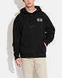 COACH®,GRADIENT SIGNATURE HOODIE,Solid Black,Scale View
