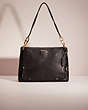 COACH®,RESTORED DREAMER SHOULDER BAG,Glovetanned Leather,Medium,Gold/Black,Front View