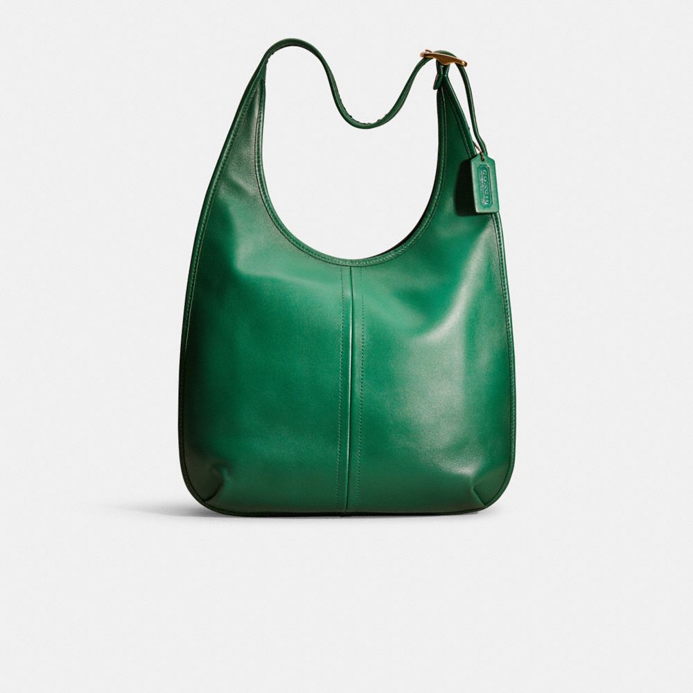 Coach green shoulder online bag