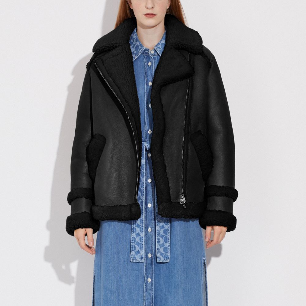 COACH®,シアリング アビエーター,ジャケット&コート,