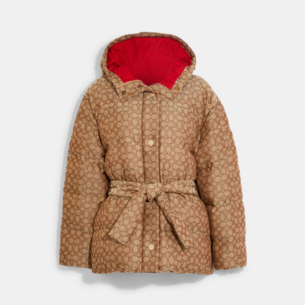 Coach clearance down jacket