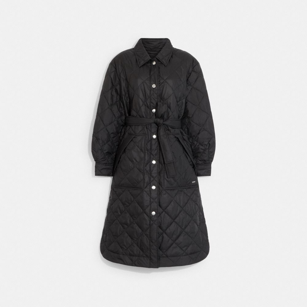 Coach quilted jacket womens best sale