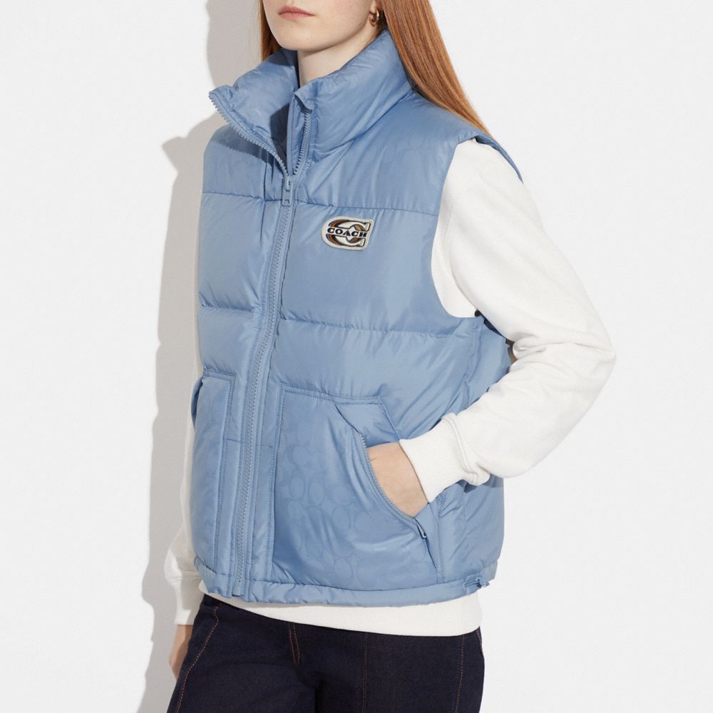 COACH® | Signature Down Vest