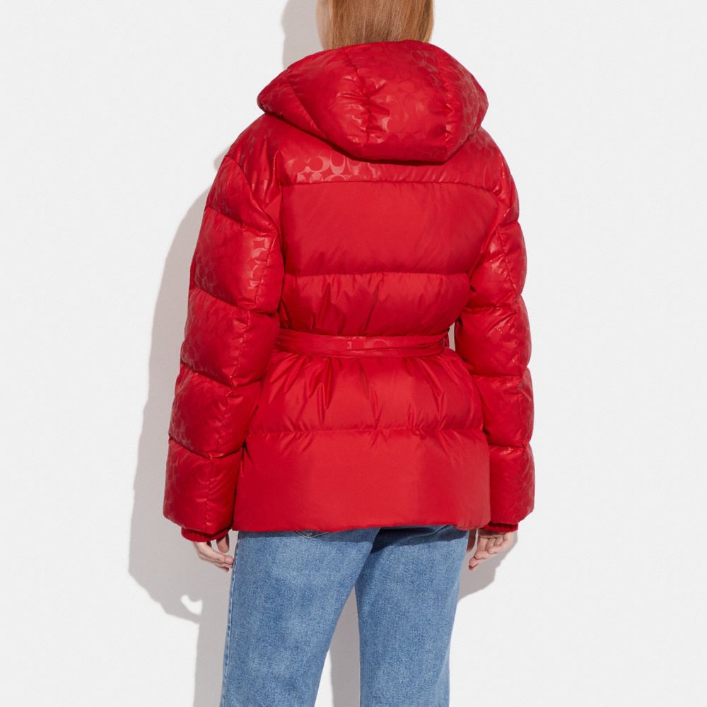 COACH®,Down Pillow Jacket,,Scale View