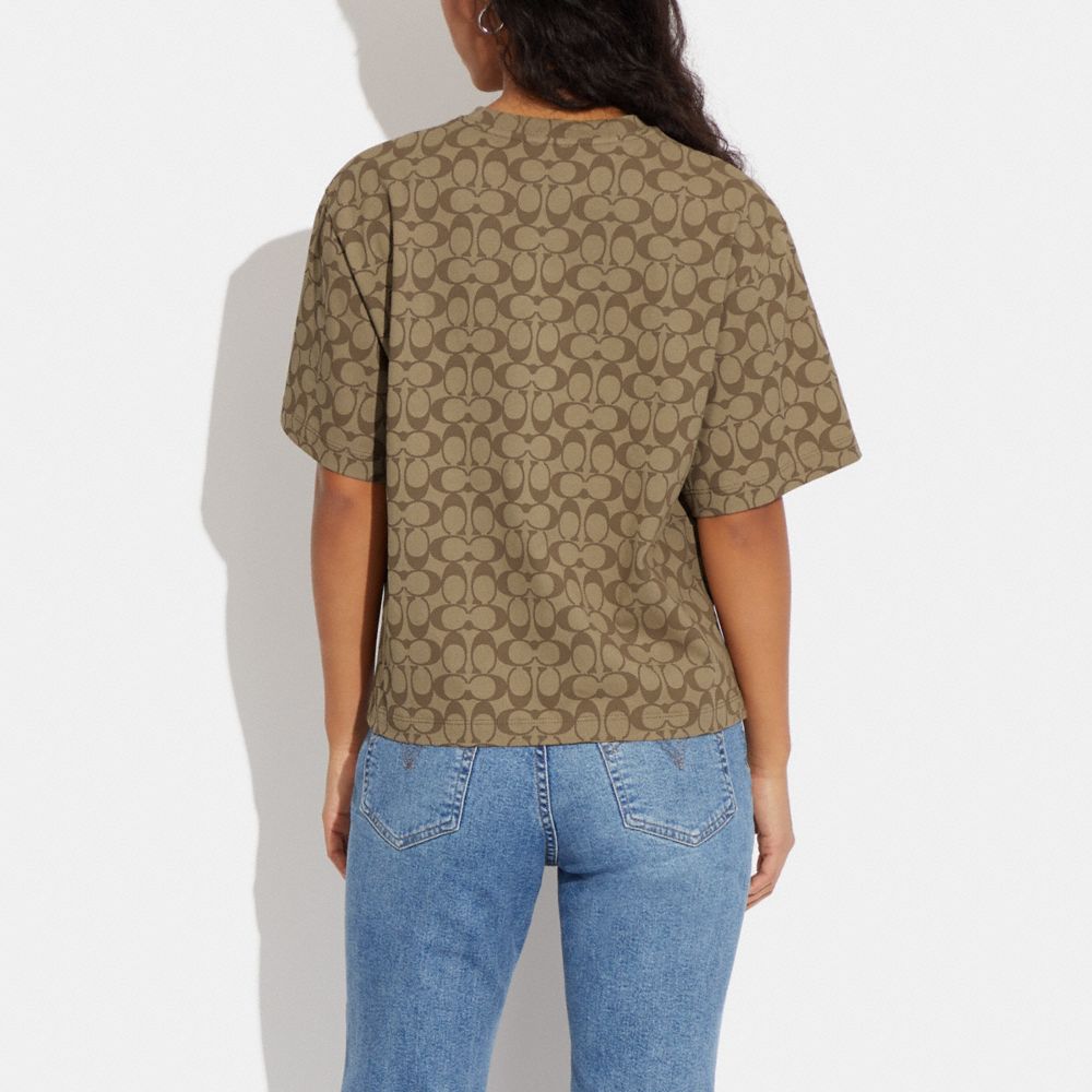 COACH®,Signature Polar Bear T Shirt,,Scale View