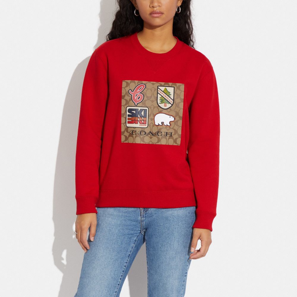 Signature Ski Crewneck