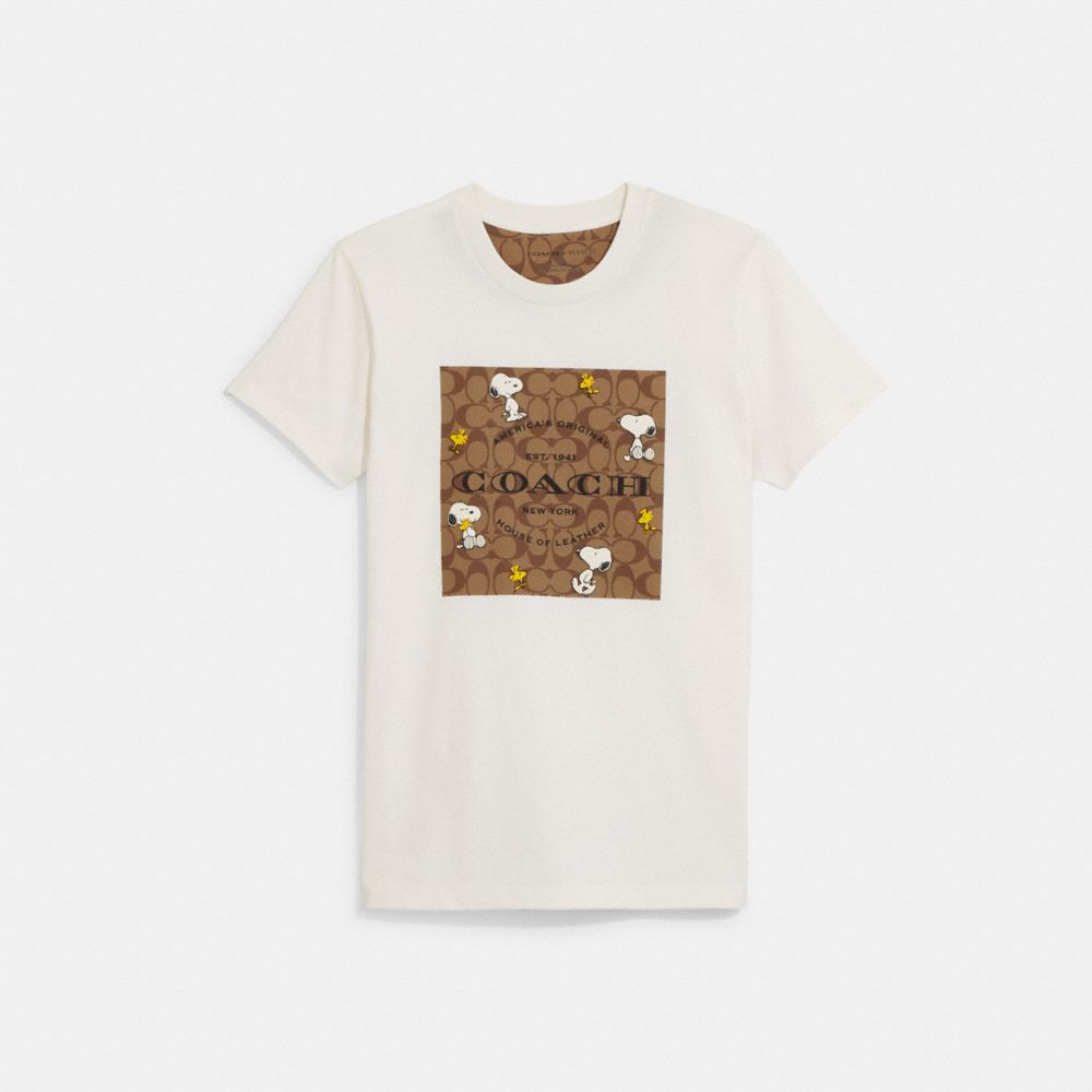 公式】コーチアウトレット | 【COACH X PEANUTS】シグネチャー スヌーピー Tシャツ | トップスu0026ワンピース