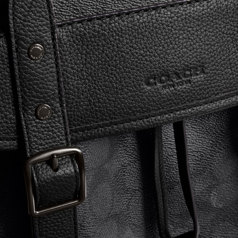 COACH®: Hitch Backpack In Signature Canvas