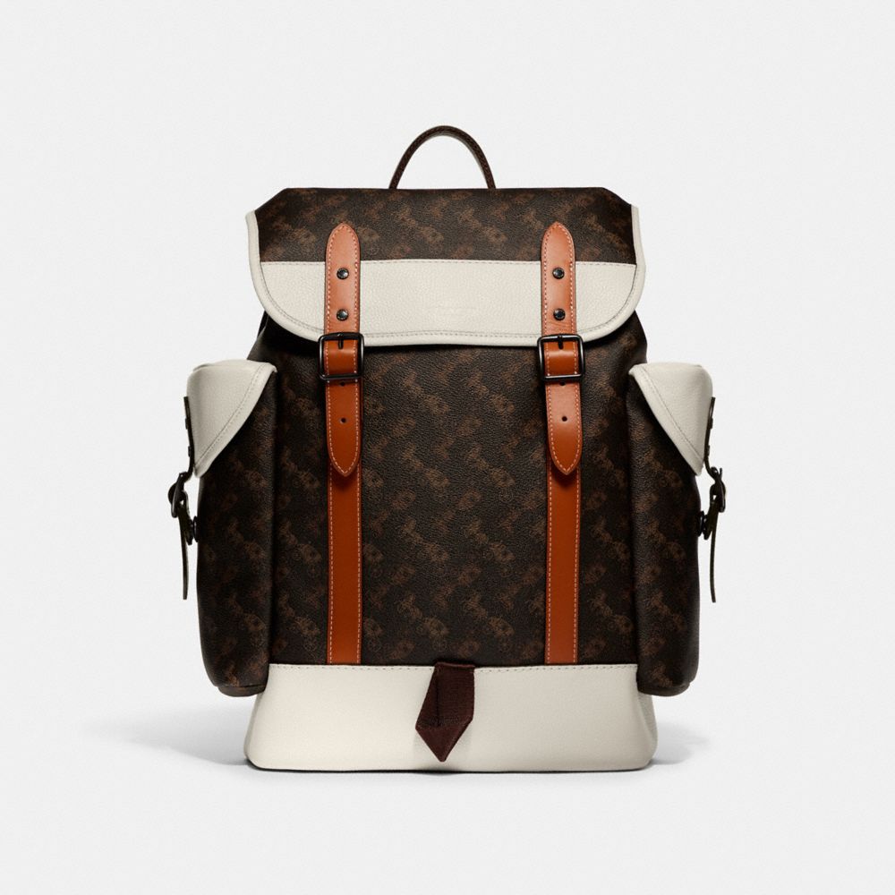 Louis Vuitton Chalk Backpack Monogram Logo Story Brown in Canvas