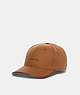 COACH®,SIGNATURE WOOL BASEBALL HAT,Light Saddle/Saddle,Front View