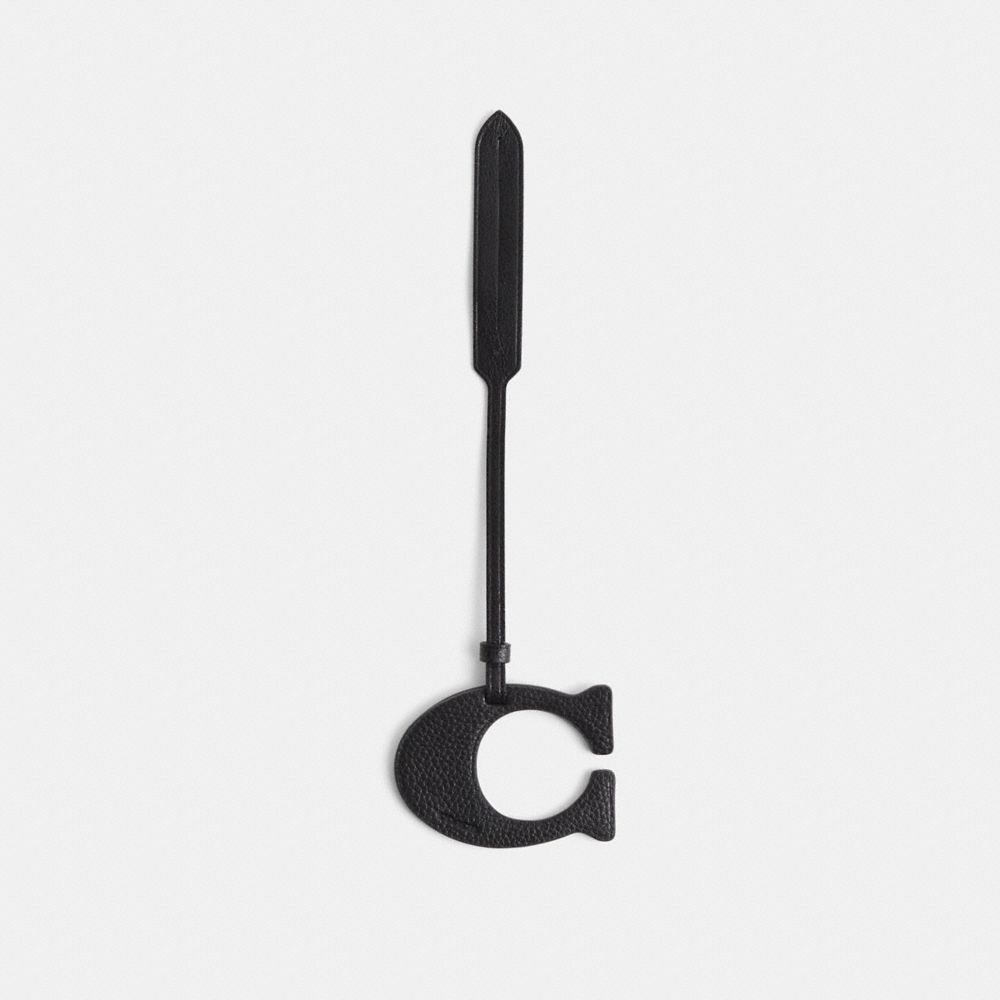 COACH®,Remade Signature Bag Charm,Bag Charm,Logo,Casual,,Front View