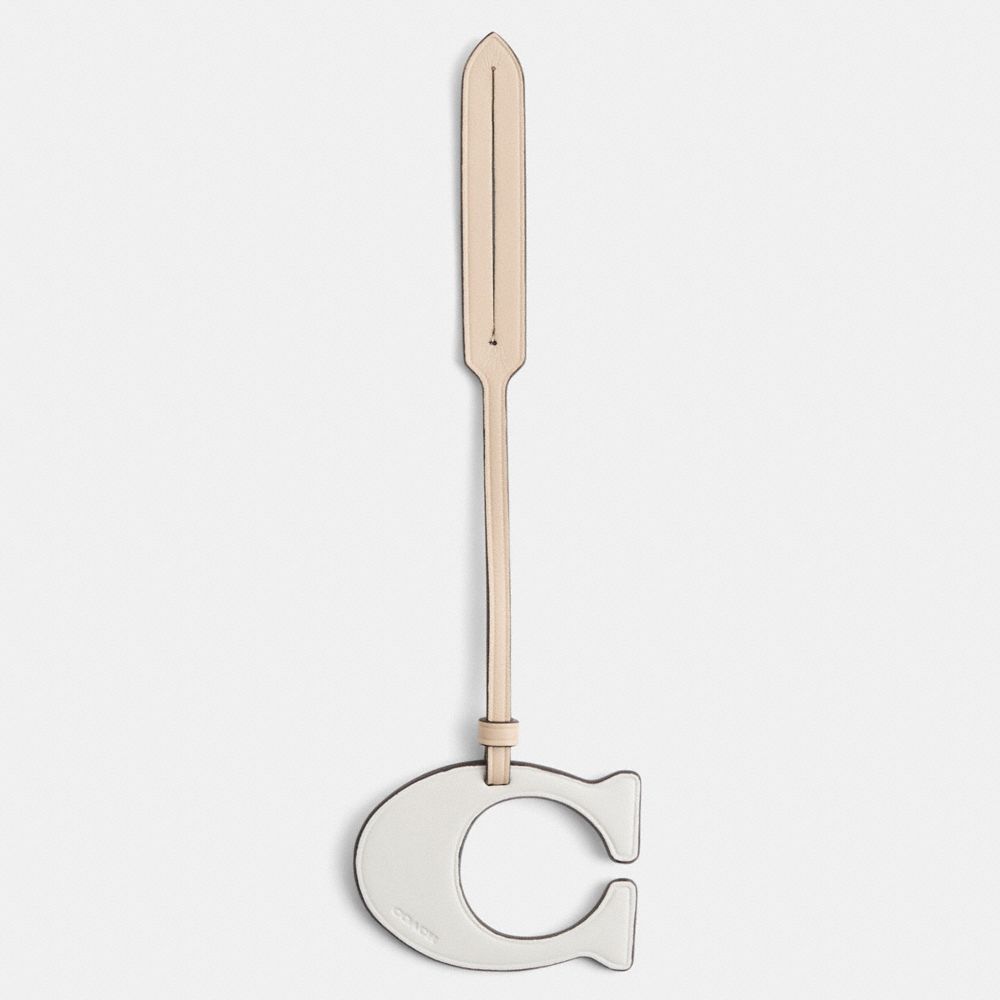 COACH®,Remade Signature Bag Charm,Bag Charm,Logo,Casual,,Front View