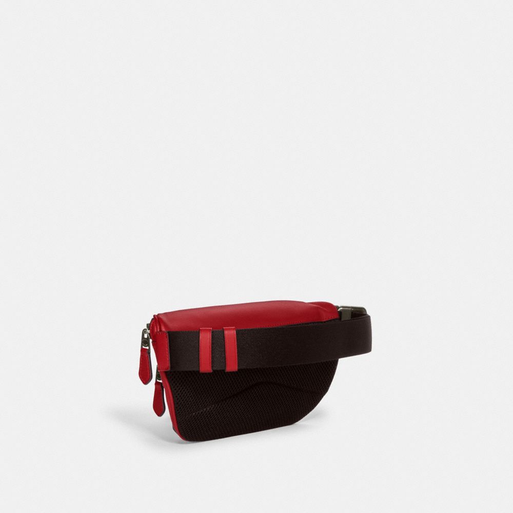 westway belt bag in colorblock signature canvas with coach patch