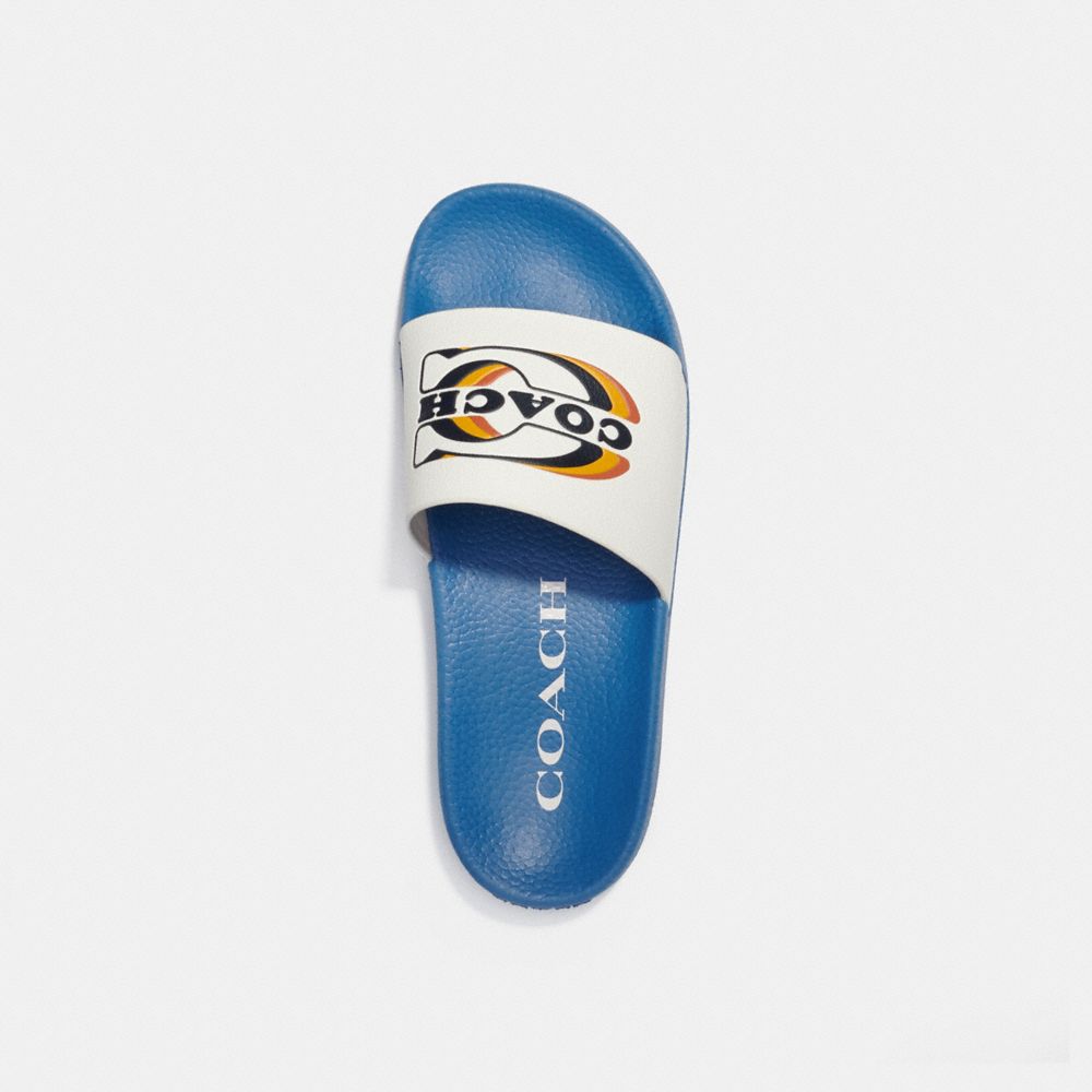 COACH®,Uli Sport Slide With Stamp,,Inside View,Top View