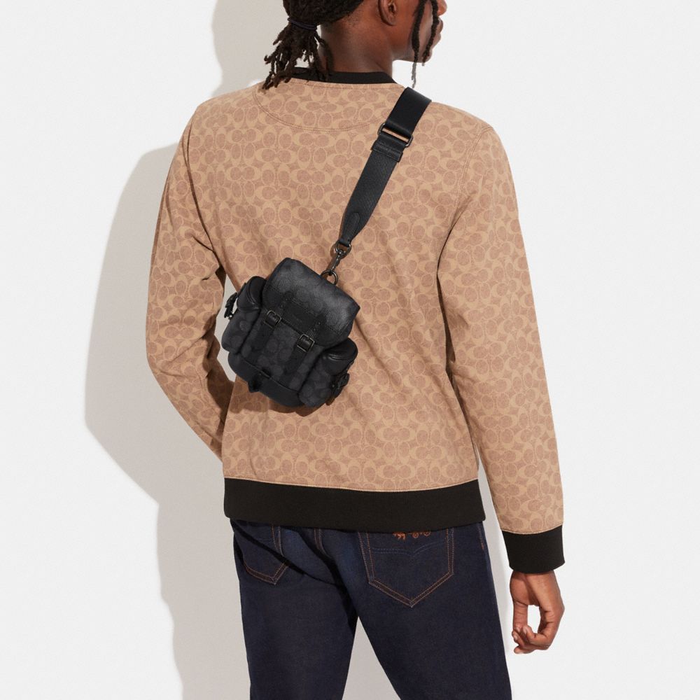 COACH®: Hitch Backpack In Signature Canvas