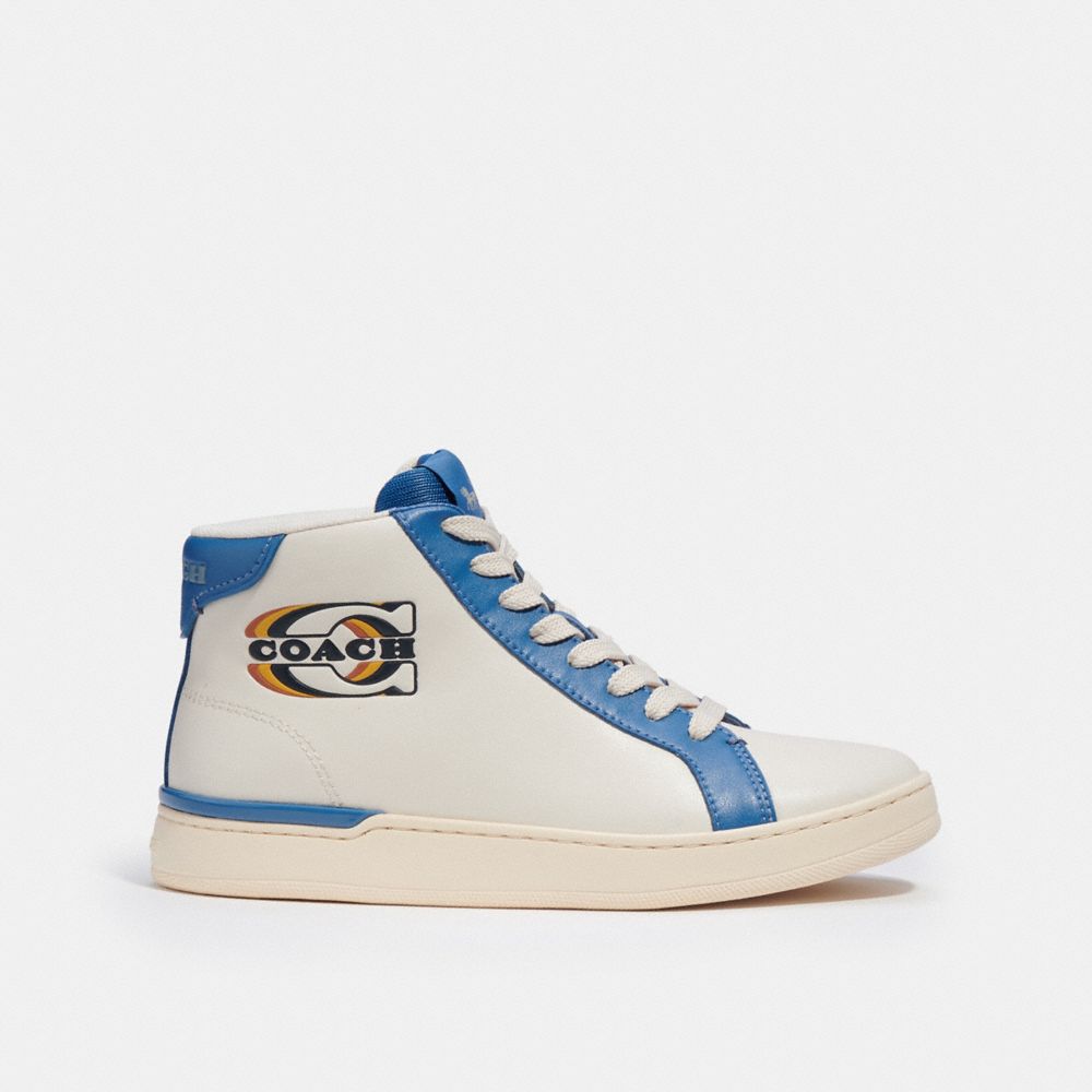 Clip High Top Sneaker With Patch