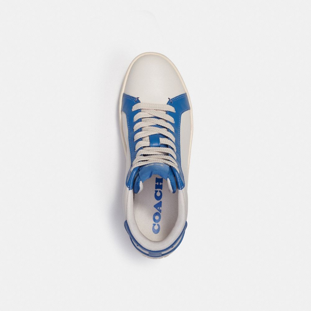 COACH®,Clip High Top Sneaker With Patch,,Inside View,Top View
