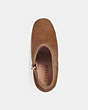 COACH®,IONA BOOTIE,Suede,Coconut,Inside View,Top View