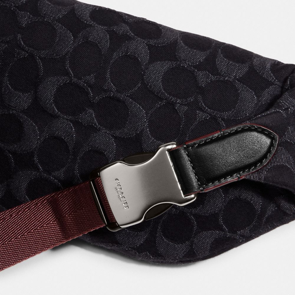 COACH®  Charter Belt Bag 7 In Signature Denim