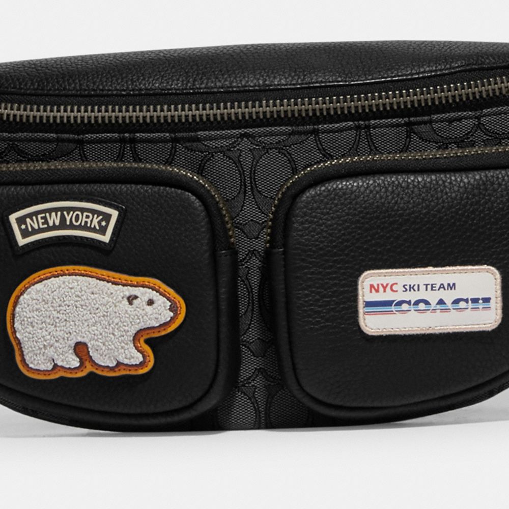極美品】COACH ショルダーバッグ ジャガード ジャッキー