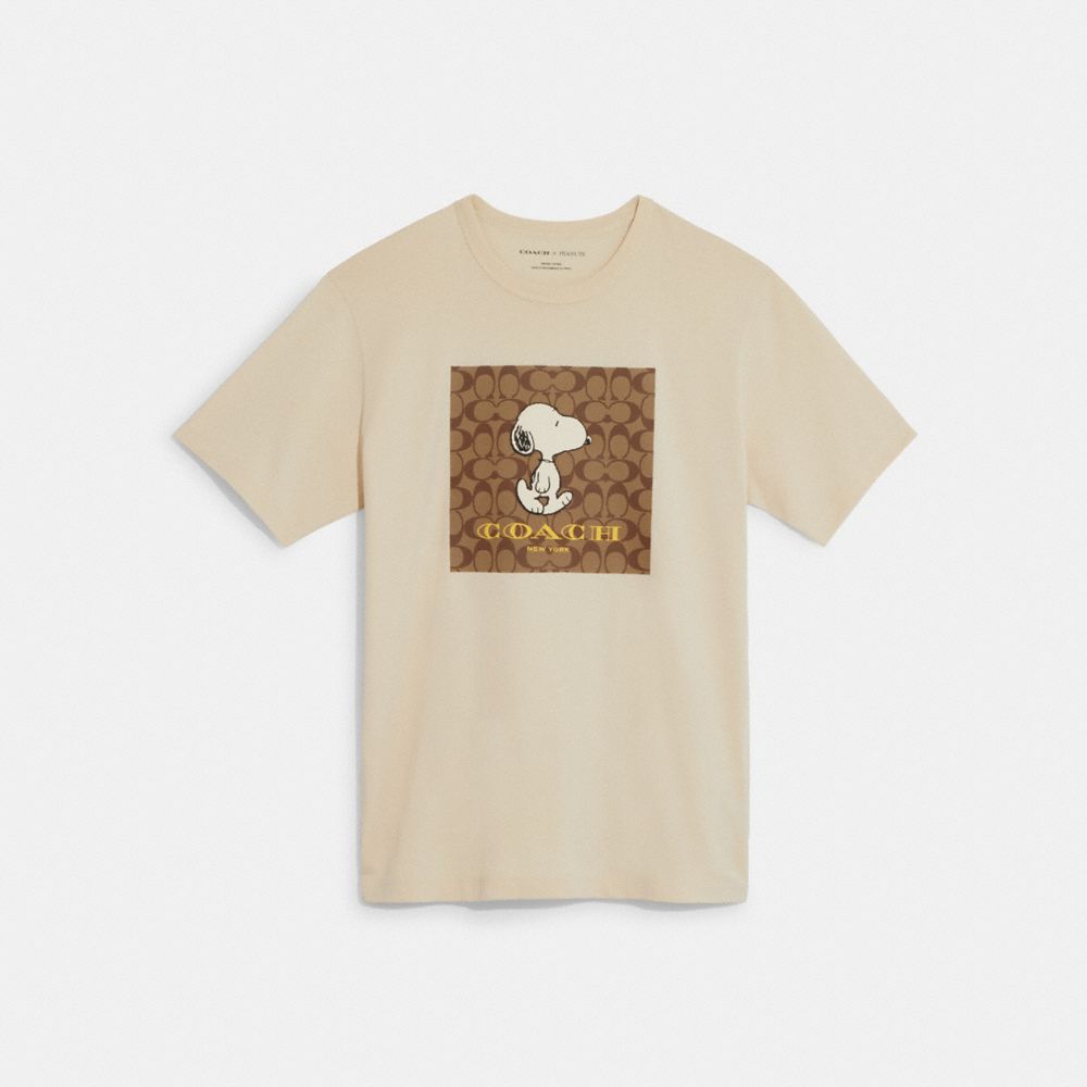 公式】コーチアウトレット | 【COACH X PEANUTS】シグネチャー スヌーピー Tシャツ | トップスu0026パンツ