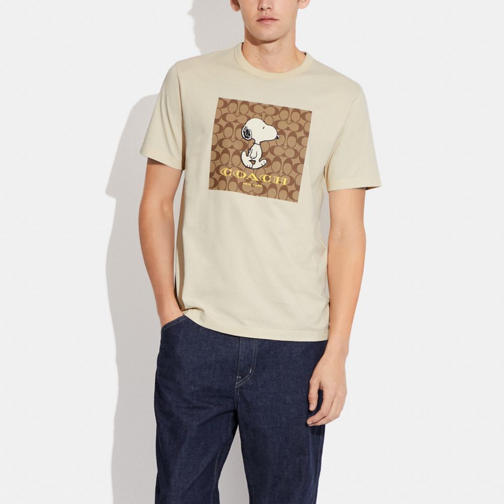 【COACH X PEANUTS】シグネチャー スヌーピー Tシャツ