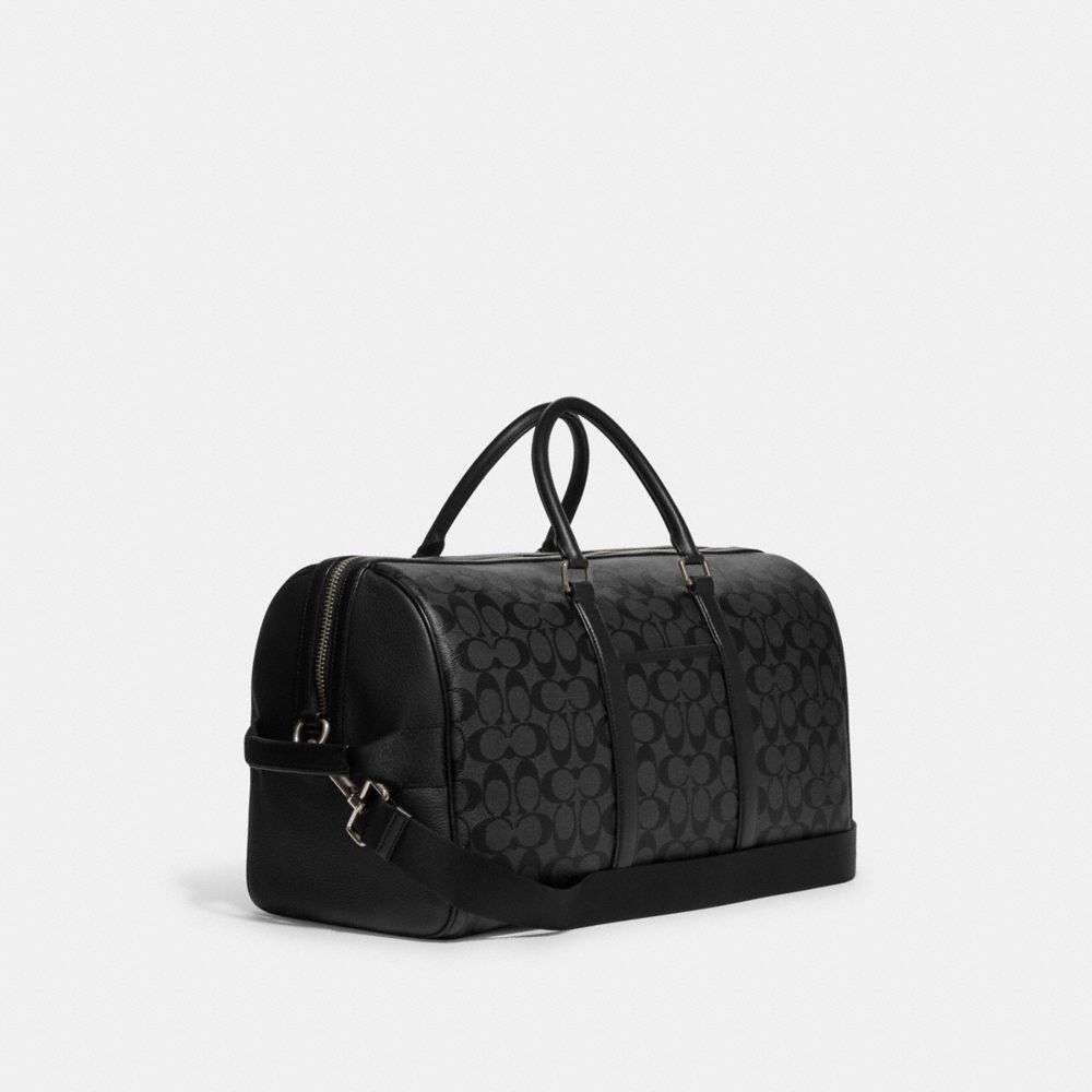 Coach weekender bag online leather