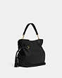 COACH®,ANDY CROSSBODY,Pebbled Leather,Medium,Gold/Black,Angle View
