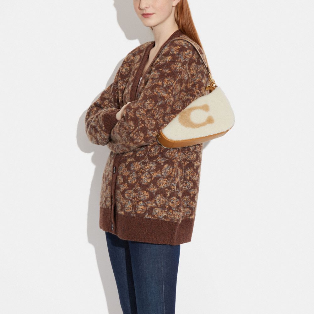 COACH®,Teri Shoulder Bag With Coach Motif,,Detail View