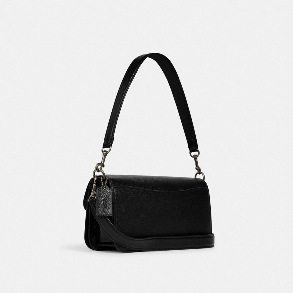 COACH Shoulder Bag With Monogram in Black