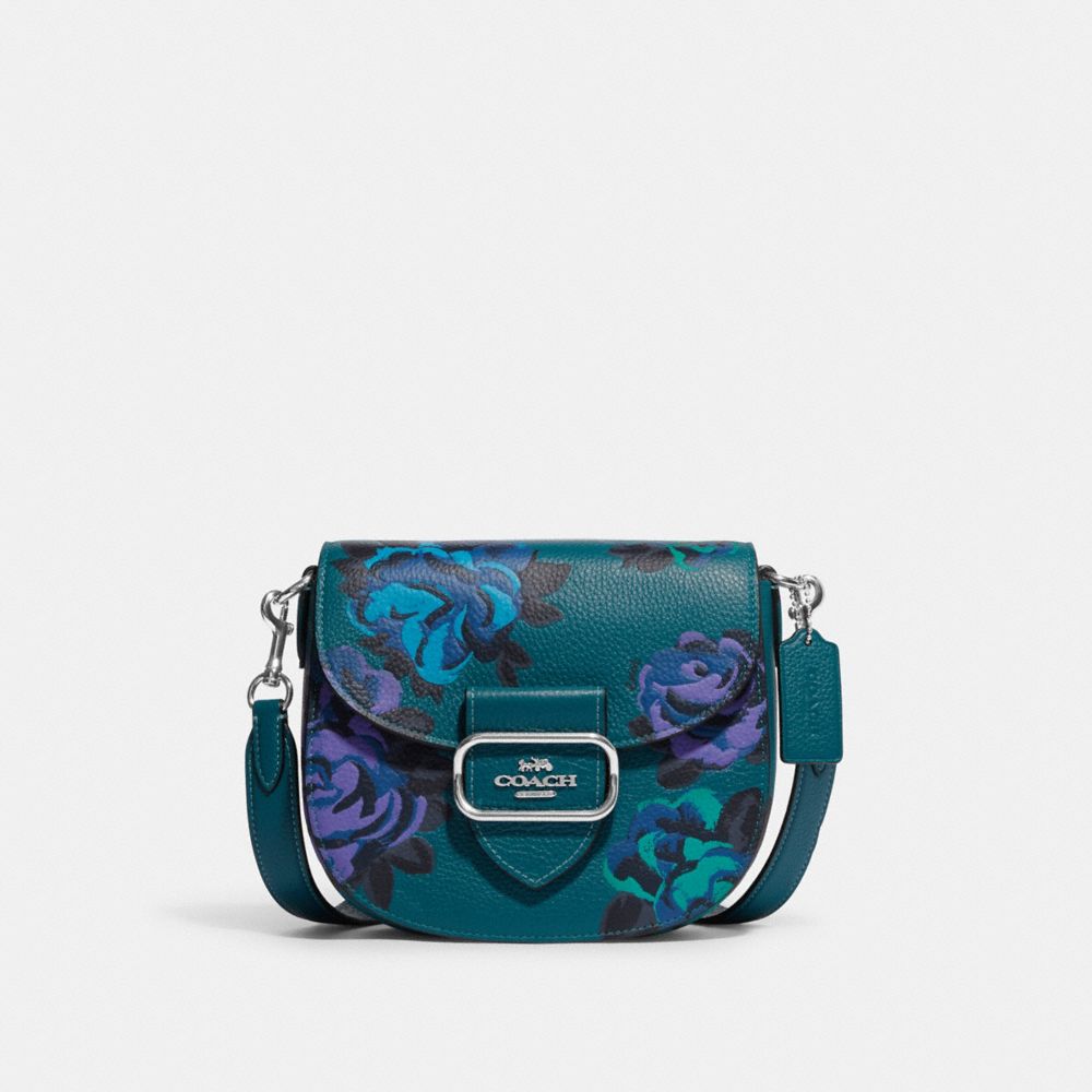 Morgan Saddle Bag With Jumbo Floral Print