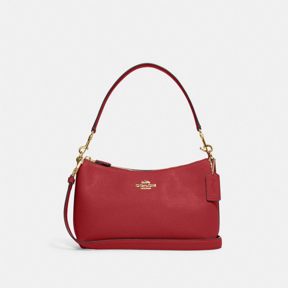 Coach clutch red new arrivals