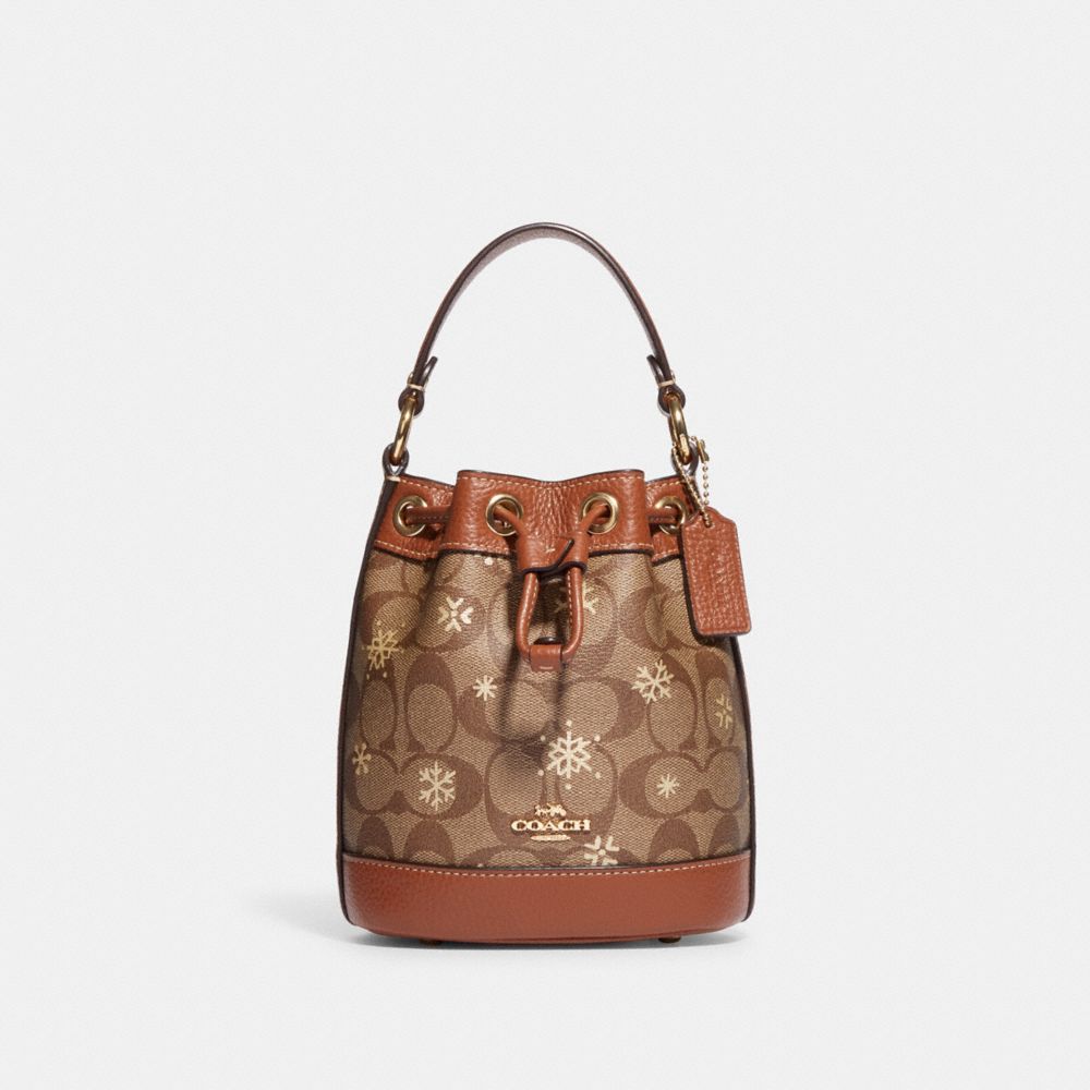 Memphis Mini Tangerine Bucket Bag - ShopperBoard