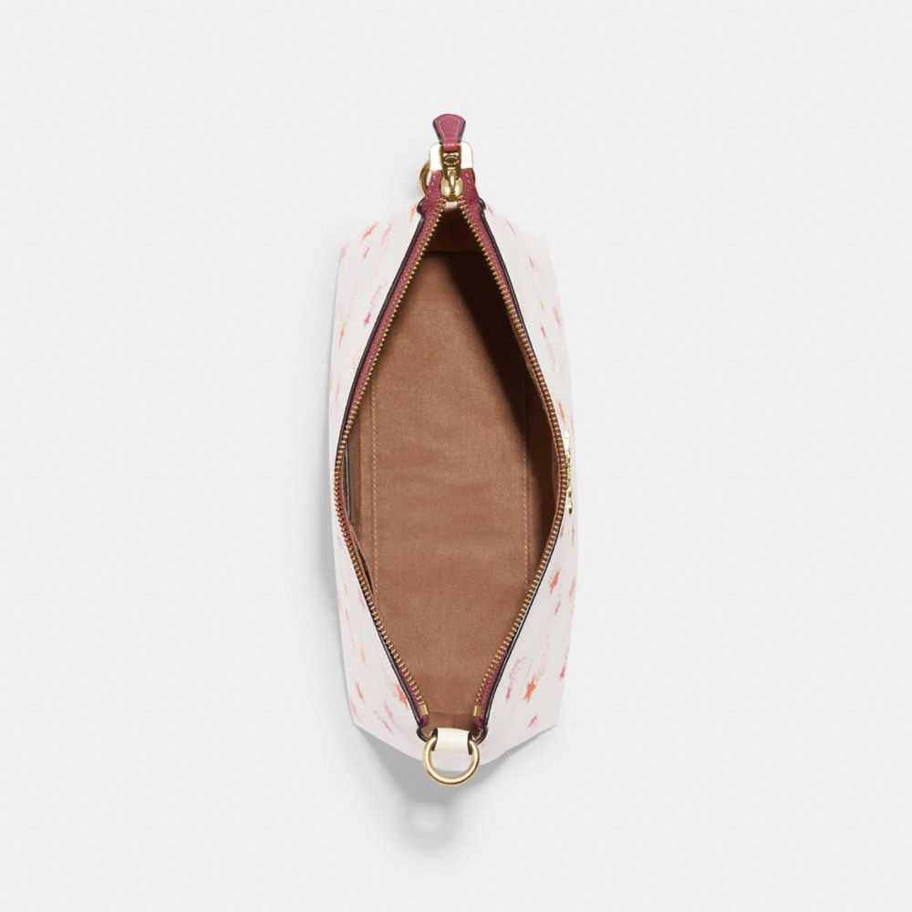 COACH®,Clara Shoulder Bag With Shooting Star Print,,Inside View,Top View