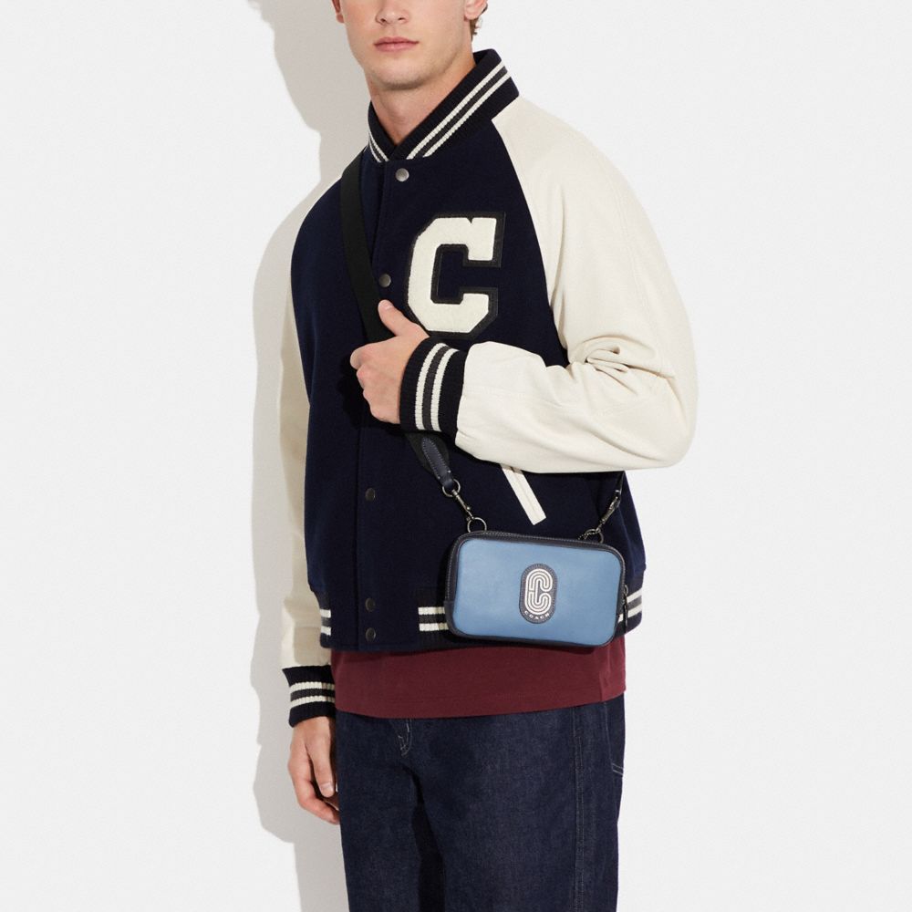 Carrier Phone Crossbody In Colorblock With Coach Patch