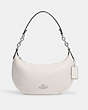 COACH®,PAYTON HOBO,Pebbled Leather,Silver/Chalk,Front View