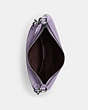COACH®,PAYTON HOBO BAG,Pebbled Leather,Mini,Silver/Light Violet,Inside View,Top View