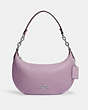 COACH®,PAYTON HOBO,Pebbled Leather,Silver/Ice Purple,Front View