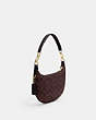 COACH®,PAYTON HOBO IN SIGNATURE CANVAS,pvc,Gold/Brown Black,Angle View