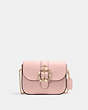 COACH®,GEMMA CROSSBODY WITH JEWELED BUCKLE,Mini,Gold/Powder Pink Multi,Front View