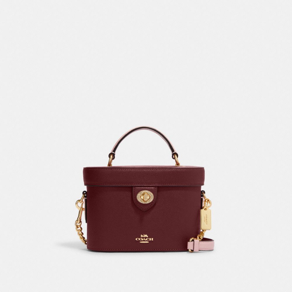 Coach Bleecker Triple Zip Crossbody In Edgepaint Leather, $178, Coach