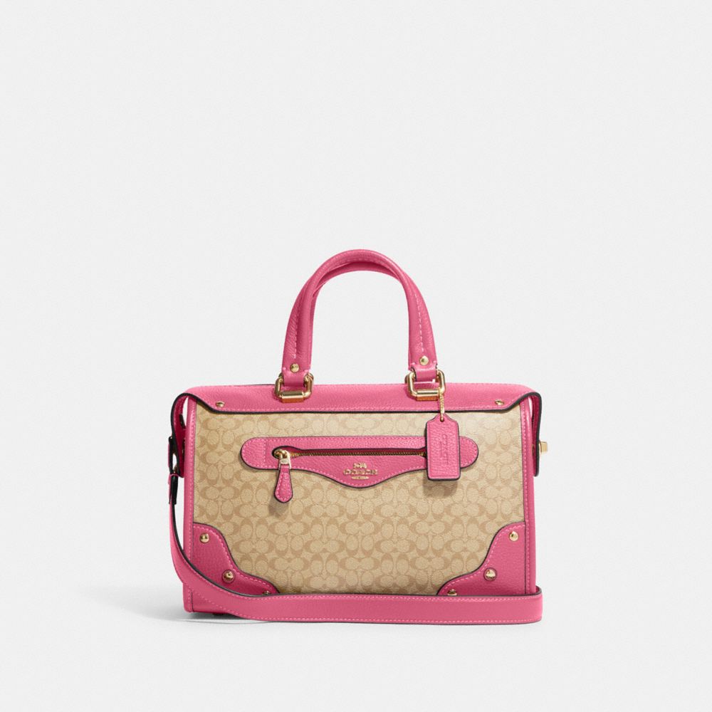 BIG SALE!!! COACH DOCTORS BAG IN PINK CANVAS