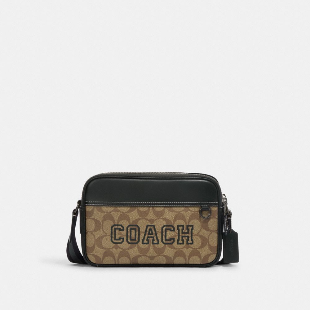 Coach monogram crossbody bag sale