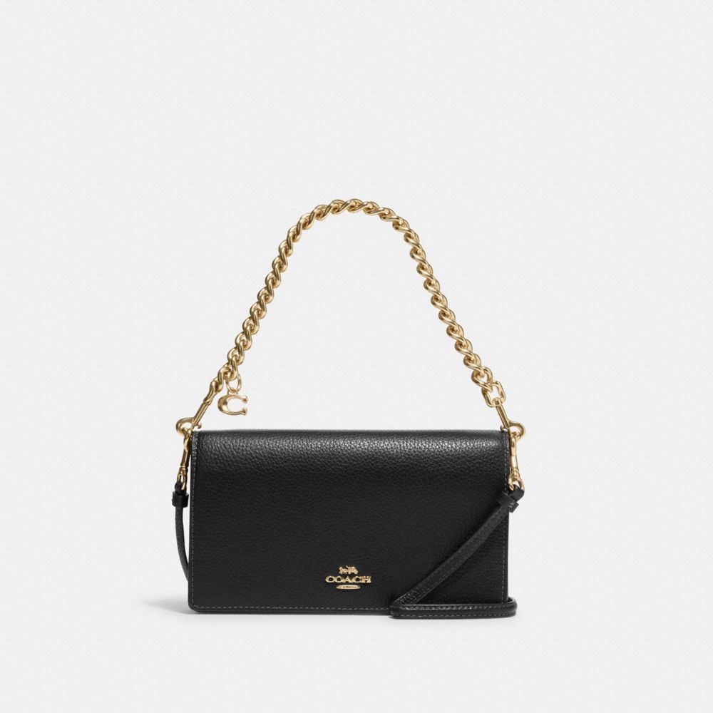 COACH®  Anna Foldover Clutch Crossbody With Chunky Chain