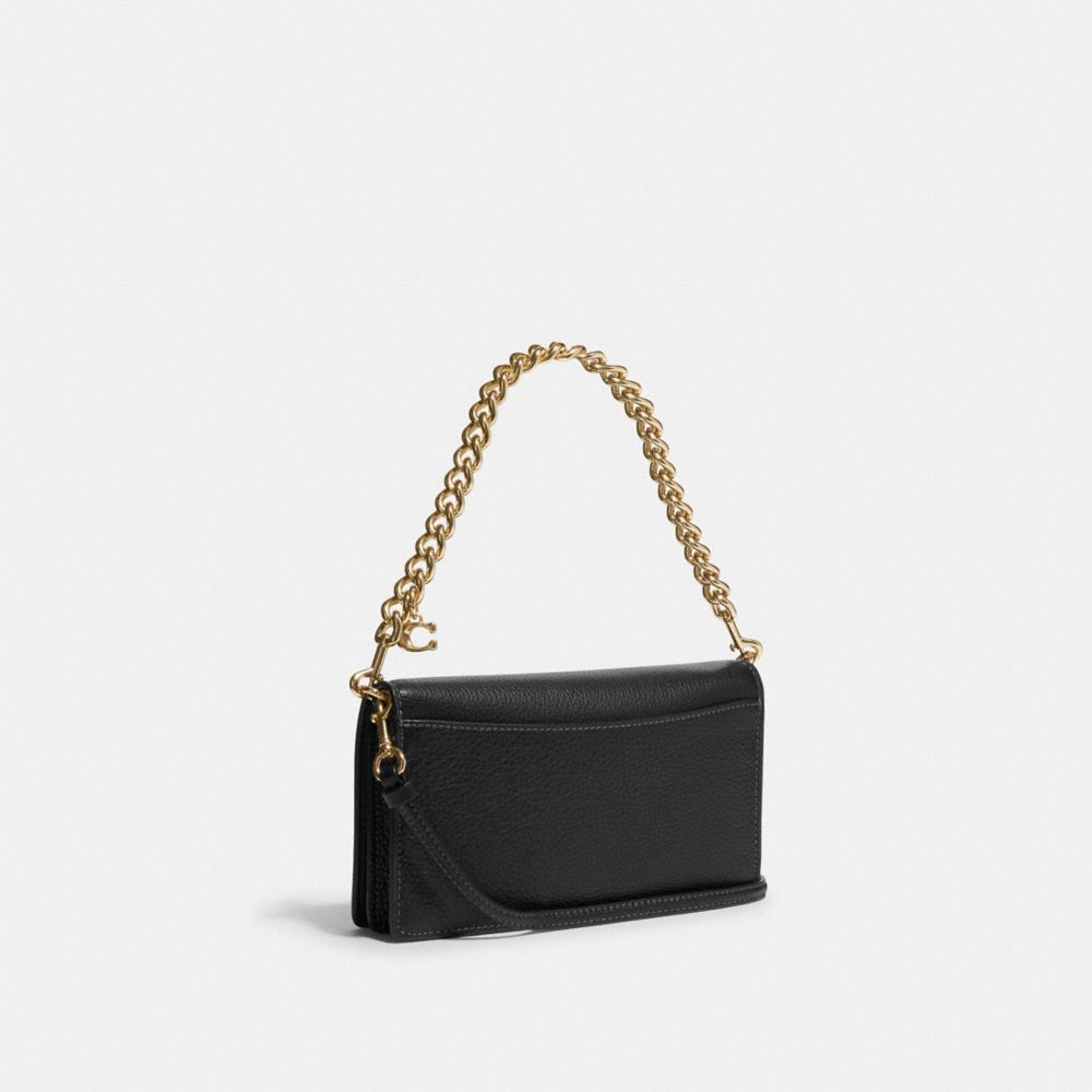 COACH®  Anna Foldover Clutch Crossbody With Chunky Chain