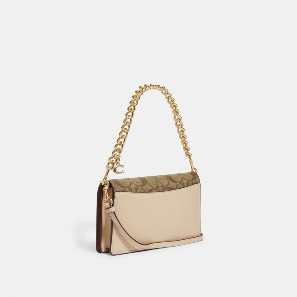 COACH®  Anna Foldover Clutch Crossbody With Chunky Chain