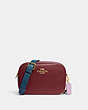 COACH®,Cuir,Or/Cerise Multi,Front View