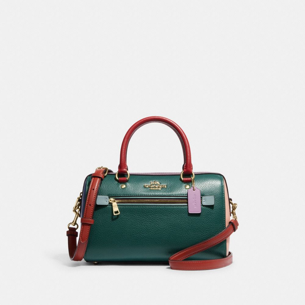 Coach Outlet Rowan Satchel In Colorblock