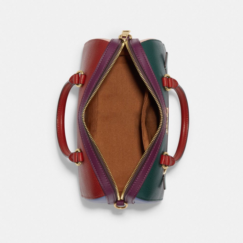 Rowan Satchel Bag In Colorblock