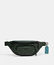 COACH®,SPRINT BELT BAG 24,Small,Gunmetal/Amazon Green,Front View